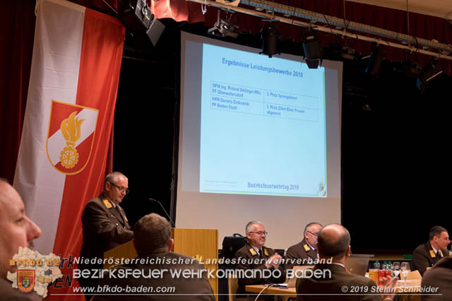 Bezirksfeuerwehrtag 2018 in Berndorf  Foto: Stefan Schneider BFK Baden