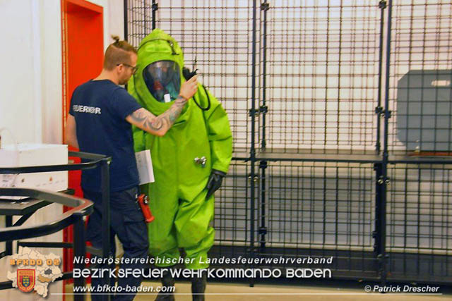 20190330 Pilotseminar "Fortbildung Chemieschutzanzug-Träger" des BFKDO Baden bei der BTF Industriepark Schwechat Foto: Patrick Drescher 20190330 Pilotseminar "Fortbildung Chemieschutzanzug-Träger" des BFKDO Baden bei der BTF Industriepark Schwechat Foto: Patrick Drescher