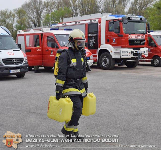 20190413 Atemschutz Leistungstest (Finnentest) in Günseelsdorf  Foto: SB ÖA Christopher Neumayer
