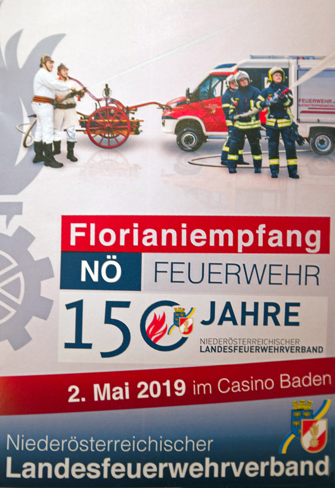 20190502 Florianiempfang im Casino Baden - 150 Jahre NÖ LFV  Foto: © Ing. Matthias Fischer LFKDO NÖ