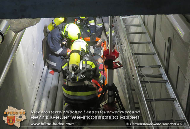 20191004 Unterabschnittsübung am Gelände des Wirtschaftsparks der Berndorf AG  Foto: BTF Berndorf AG
