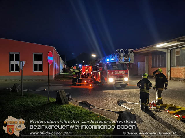 20191004 Unterabschnittsübung am Gelände des Wirtschaftsparks der Berndorf AG  Foto: BTF Berndorf AG