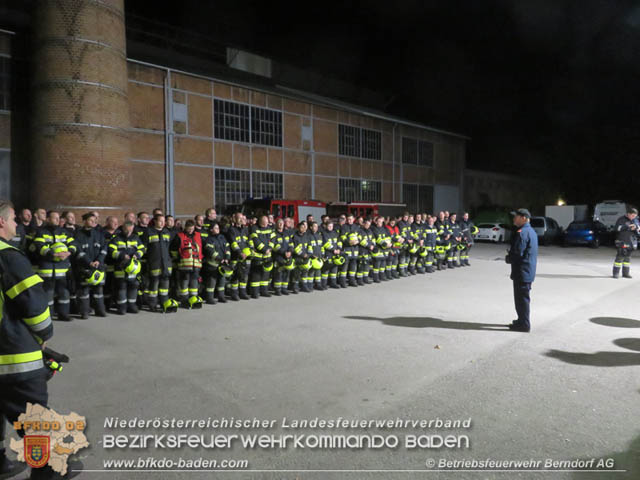 20191004 Unterabschnittsübung am Gelände des Wirtschaftsparks der Berndorf AG  Foto: BTF Berndorf AG
