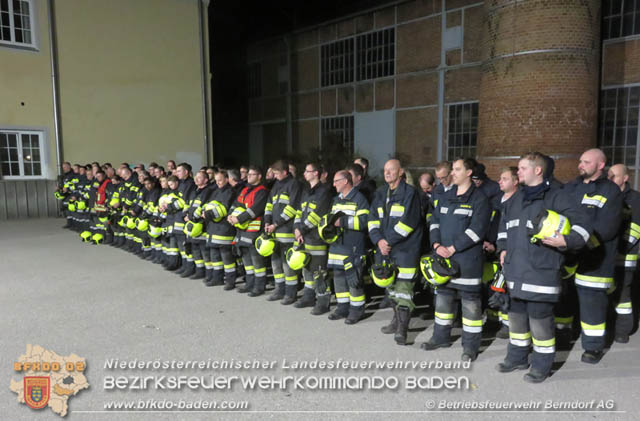 20191004 Unterabschnittsübung am Gelände des Wirtschaftsparks der Berndorf AG  Foto: BTF Berndorf AG