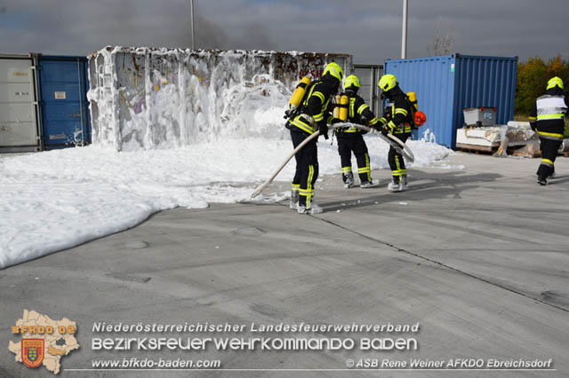 20191012 Abschnittsübung bei der Firma Hofer KG in Trumau  Foto: ASB Rene Weiner AFKDO Ebreichsdorf