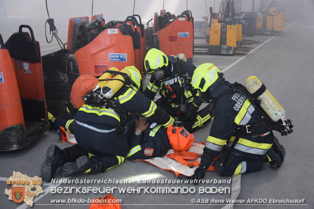 20191012 Abschnittsübung bei der Firma Hofer KG in Trumau  Foto: ASB Rene Weiner AFKDO Ebreichsdorf