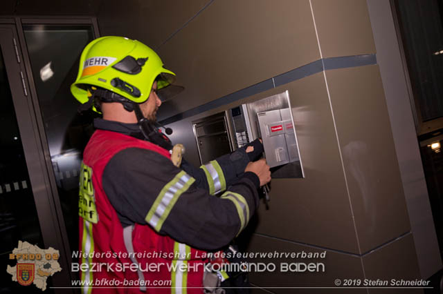 20191030 Abschnittsübung in der Landesbrufschule BADEN  Foto: Stefan Schneider FF Baden-Stadt