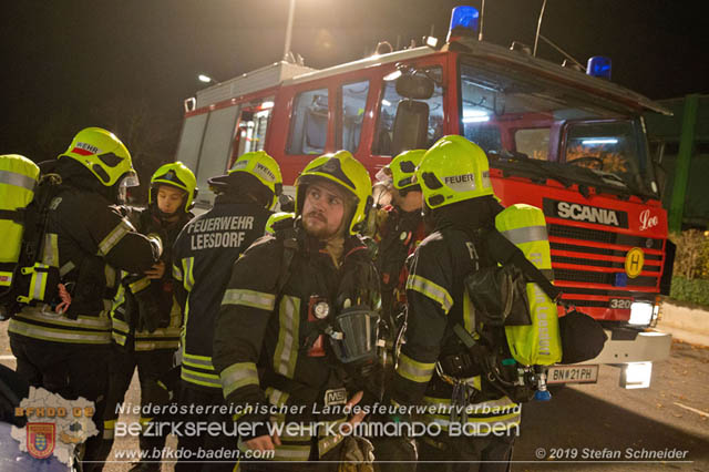 20191030 Abschnittsübung in der Landesbrufschule BADEN  Foto: Stefan Schneider FF Baden-Stadt