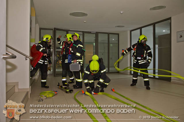 20191030 Abschnittsübung in der Landesbrufschule BADEN  Foto: Stefan Schneider FF Baden-Stadt
