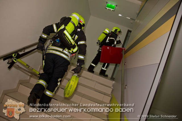 20191030 Abschnittsübung in der Landesbrufschule BADEN  Foto: Stefan Schneider FF Baden-Stadt