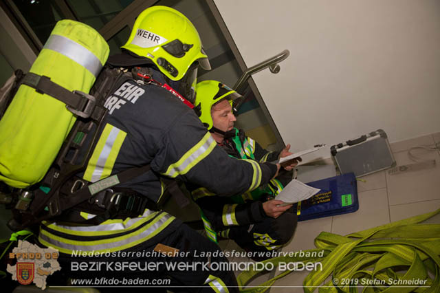 20191030 Abschnittsübung in der Landesbrufschule BADEN  Foto: Stefan Schneider FF Baden-Stadt