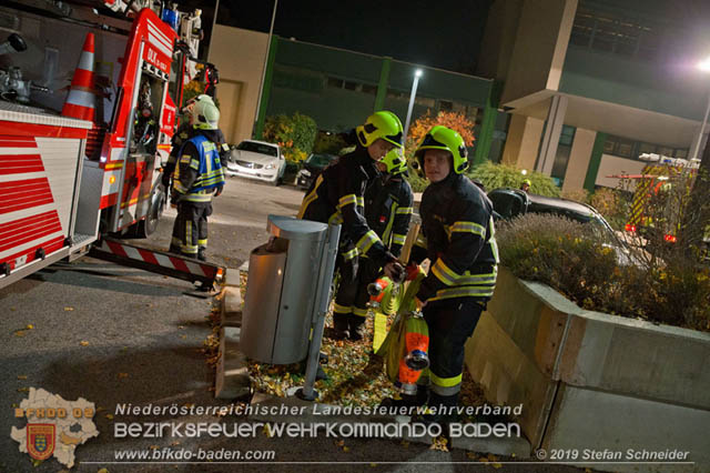 20191030 Abschnittsübung in der Landesbrufschule BADEN  Foto: Stefan Schneider FF Baden-Stadt