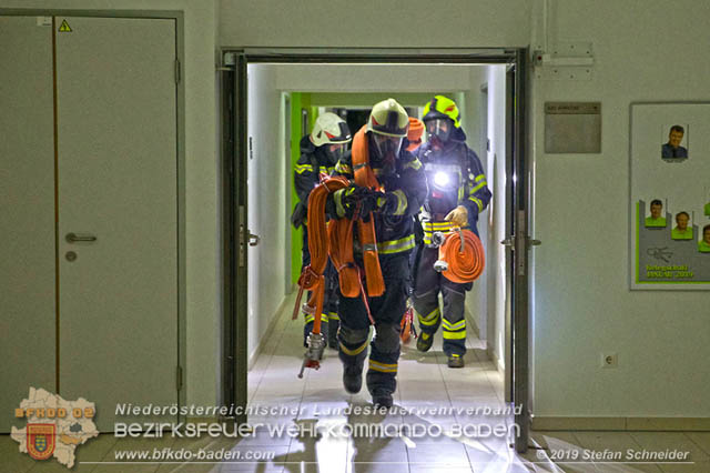 20191030 Abschnittsübung in der Landesbrufschule BADEN  Foto: Stefan Schneider FF Baden-Stadt
