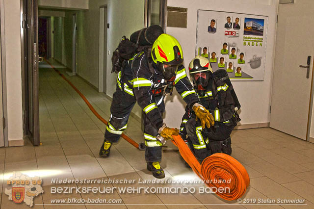 20191030 Abschnittsübung in der Landesbrufschule BADEN  Foto: Stefan Schneider FF Baden-Stadt