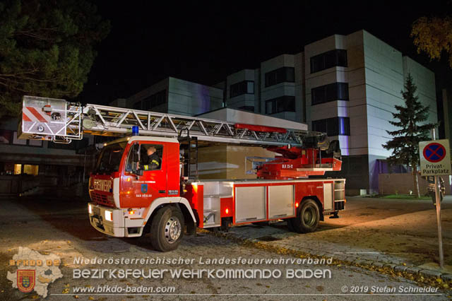 20191030 Abschnittsübung in der Landesbrufschule BADEN  Foto: Stefan Schneider FF Baden-Stadt
