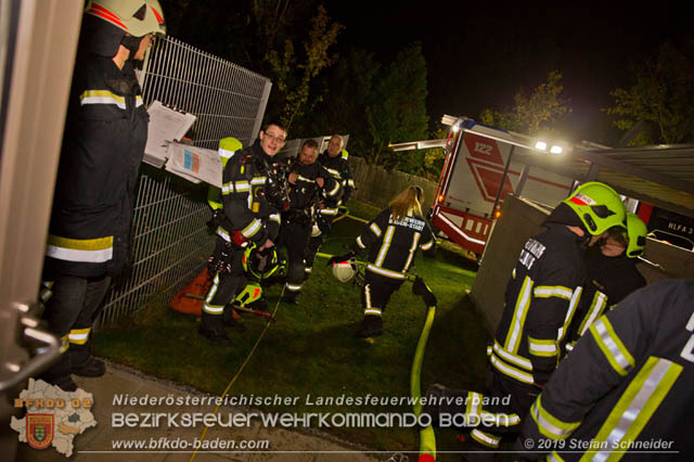 20191030 Abschnittsübung in der Landesbrufschule BADEN  Foto: Stefan Schneider FF Baden-Stadt
