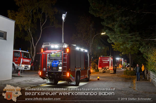 20191030 Abschnittsübung in der Landesbrufschule BADEN  Foto: Stefan Schneider FF Baden-Stadt