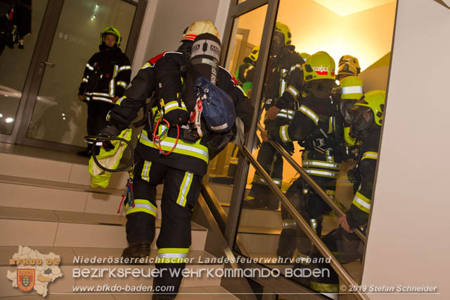 20191030 Abschnittsübung in der Landesbrufschule BADEN  Foto: Stefan Schneider FF Baden-Stadt