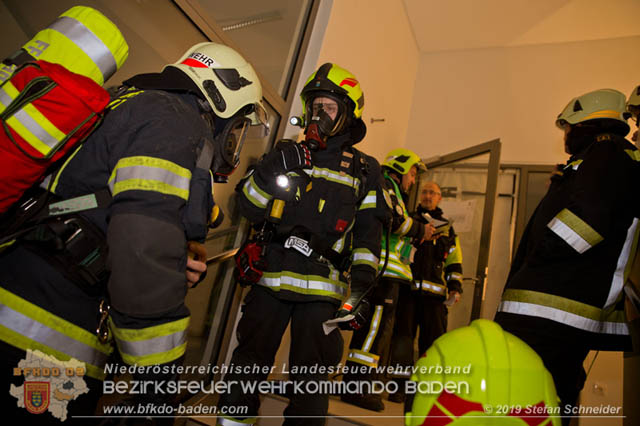 20191030 Abschnittsübung in der Landesbrufschule BADEN  Foto: Stefan Schneider FF Baden-Stadt