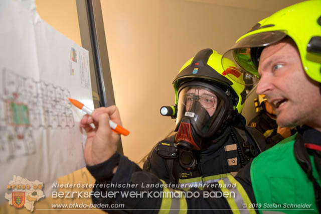 20191030 Abschnittsübung in der Landesbrufschule BADEN  Foto: Stefan Schneider FF Baden-Stadt