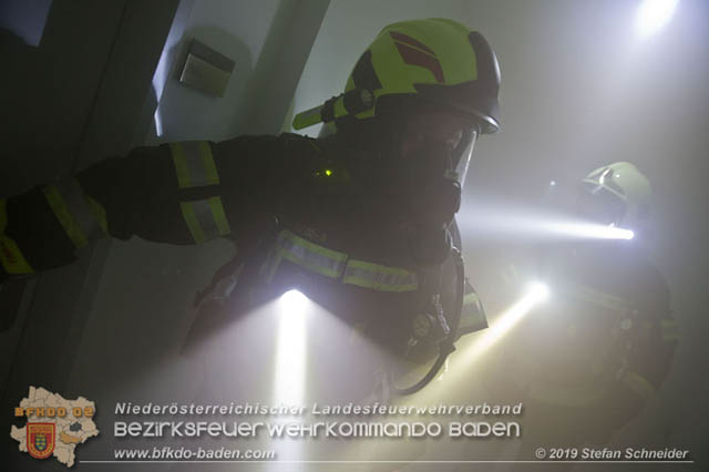 20191030 Abschnittsübung in der Landesbrufschule BADEN  Foto: Stefan Schneider FF Baden-Stadt
