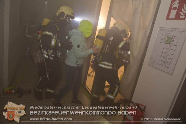 20191030 Abschnittsübung in der Landesbrufschule BADEN  Foto: Stefan Schneider FF Baden-Stadt