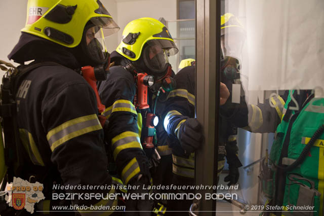 20191030 Abschnittsübung in der Landesbrufschule BADEN  Foto: Stefan Schneider FF Baden-Stadt