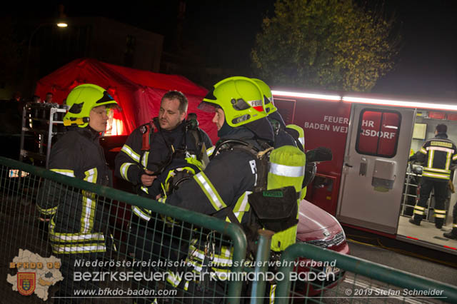 20191030 Abschnittsübung in der Landesbrufschule BADEN  Foto: Stefan Schneider FF Baden-Stadt