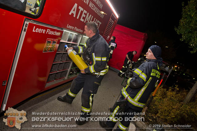20191030 Abschnittsübung in der Landesbrufschule BADEN  Foto: Stefan Schneider FF Baden-Stadt