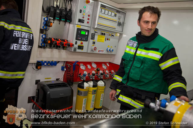 20191030 Abschnittsübung in der Landesbrufschule BADEN  Foto: Stefan Schneider FF Baden-Stadt