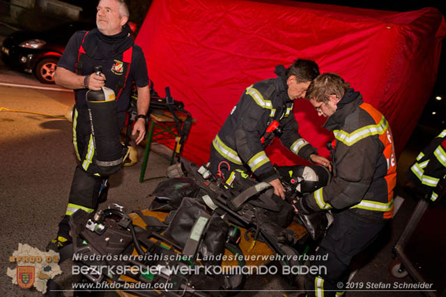 20191030 Abschnittsübung in der Landesbrufschule BADEN  Foto: Stefan Schneider FF Baden-Stadt