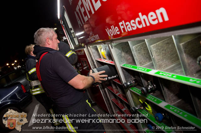 20191030 Abschnittsübung in der Landesbrufschule BADEN  Foto: Stefan Schneider FF Baden-Stadt