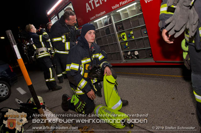 20191030 Abschnittsübung in der Landesbrufschule BADEN  Foto: Stefan Schneider FF Baden-Stadt