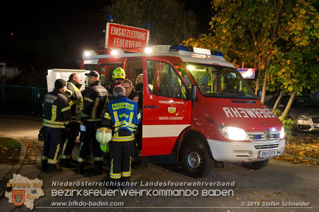 20191030 Abschnittsübung in der Landesbrufschule BADEN  Foto: Stefan Schneider FF Baden-Stadt