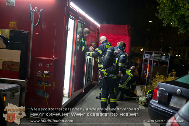 20191030 Abschnittsübung in der Landesbrufschule BADEN  Foto: Stefan Schneider FF Baden-Stadt