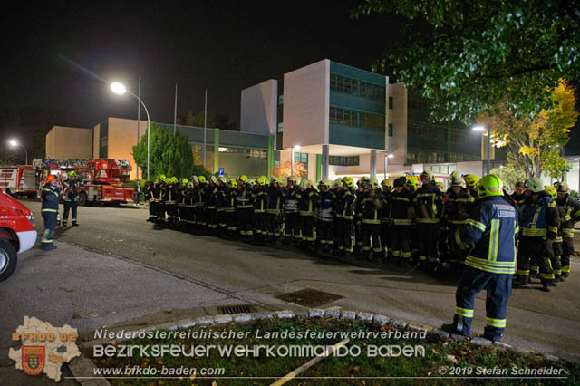 20191030 Abschnittsübung in der Landesbrufschule BADEN  Foto: Stefan Schneider FF Baden-Stadt