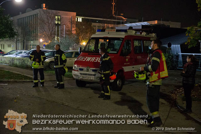20191030 Abschnittsübung in der Landesbrufschule BADEN  Foto: Stefan Schneider FF Baden-Stadt