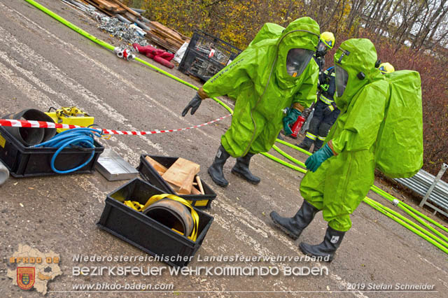 Schadstoffübung Auxilium 2019 Foto: Stefan Schneider Schadstoffübung Auxilium 2019 Foto: Stefan Schneider
