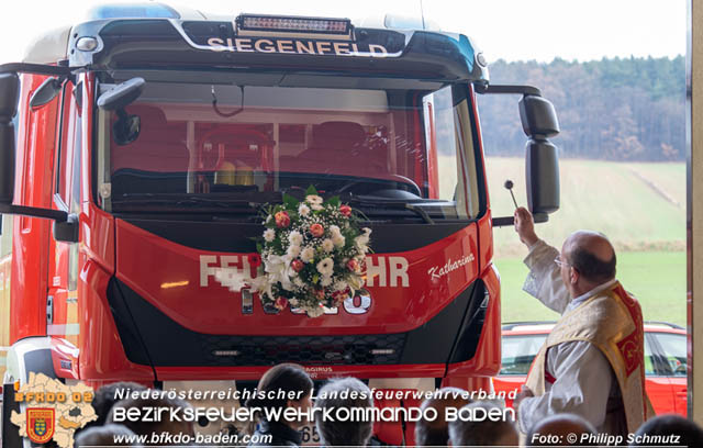 20191124 Feierliche Segnung des neuen Hilfeleistungsfahrzeug (HLF2) der FF Siegenfeld  Foto: © Philipp Schmutz