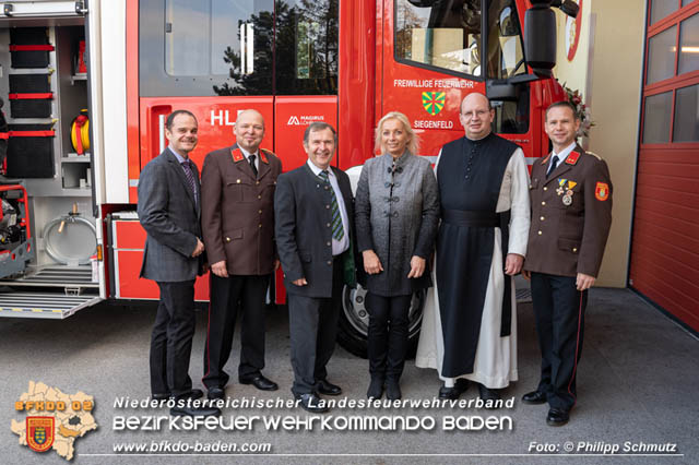 20191124 Feierliche Segnung des neuen Hilfeleistungsfahrzeug (HLF2) der FF Siegenfeld  Foto: © Philipp Schmutz
