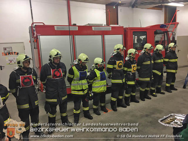 20191129 Erfolgreiche Ausbildungsprüfung Technische Hilfeleistung in Silber und Gold der FF Enzesfeld Foto: SB ÖA Rainhard Wafrek FF Enzesfeld 20191129 Erfolgreiche Ausbildungsprüfung Technische Hilfeleistung in Silber und Gold der FF Enzesfeld Foto: SB ÖA Rainhard Wafrek FF Enzesfeld