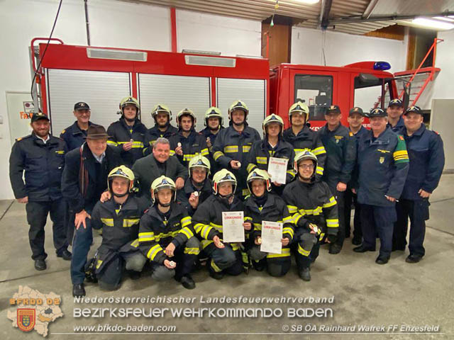 20191129 Erfolgreiche Ausbildungsprüfung Technische Hilfeleistung in Silber und Gold der FF Enzesfeld Foto: SB ÖA Rainhard Wafrek FF Enzesfeld 20191129 Erfolgreiche Ausbildungsprüfung Technische Hilfeleistung in Silber und Gold der FF Enzesfeld Foto: SB ÖA Rainhard Wafrek FF Enzesfeld