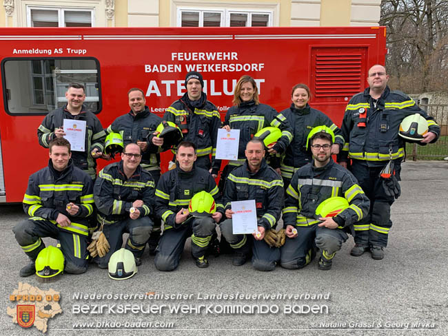 20200229 4 Feuerwehren absolvierten Ausbildungspruefung Atemschutz in Baden Fotos: Natalie Grassl & Georg Mrvka 20200229 4 Feuerwehren absolvierten Ausbildungspruefung Atemschutz in Baden Fotos: Natalie Grassl & Georg Mrvka