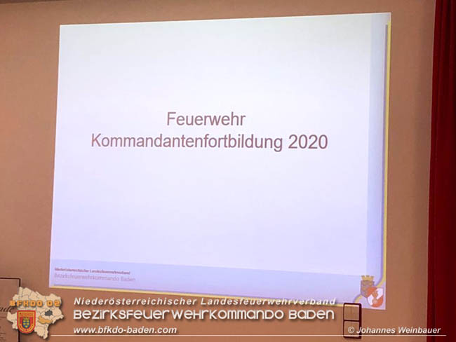 20200229 Kommandanten-Fortbildung 2020 in St.Veit a.d.Triesting Foto: Johannes Weinbauer 20200229 Kommandanten-Fortbildung 2020 in St.Veit a.d.Triesting Foto: Johannes Weinbauer