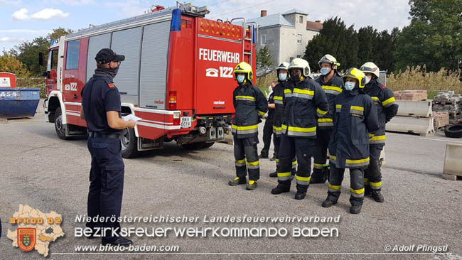 20201011 Modul Grundlagen Führen des Bezirksfeuerwehrkommandos in Pfaffstätten  Foto: © Adolf Pfingstl