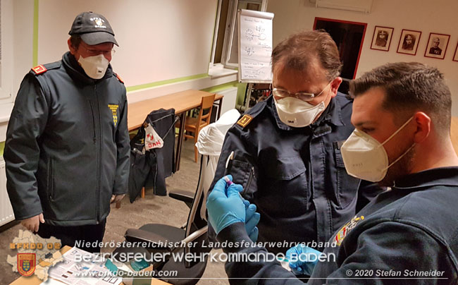 20201230 Corona Schnelltestung für die 3 Kraftfahrer in Baden 20201230 Corona Schnelltestung für die 3 Kraftfahrer in Baden