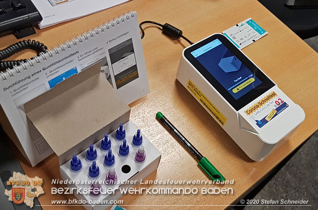 20201230 Corona Schnelltestung für die 3 Kraftfahrer in Baden 20201230 Corona Schnelltestung für die 3 Kraftfahrer in Baden