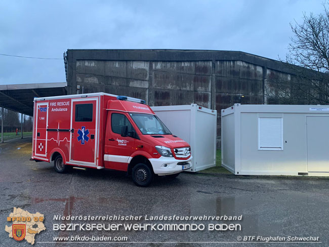 20201231 Ankunft der ersten Hilfslieferung aus Niederösterreich im Erdbebengebiet Foto: © BTF Flughafen Schwechat 20201231 Ankunft der ersten Hilfslieferung aus Niederösterreich im Erdbebengebiet Foto: © BTF Flughafen Schwechat