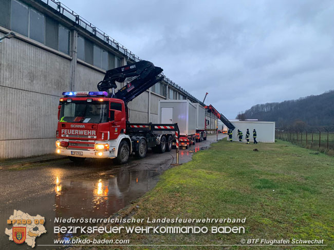 20201231 Ankunft der ersten Hilfslieferung aus Niederösterreich im Erdbebengebiet Foto: © BTF Flughafen Schwechat 20201231 Ankunft der ersten Hilfslieferung aus Niederösterreich im Erdbebengebiet Foto: © BTF Flughafen Schwechat