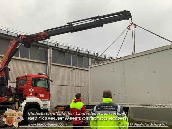 20201231 Ankunft der ersten Hilfslieferung aus Niederösterreich im Erdbebengebiet Foto: © BTF Flughafen Schwechat 20201231 Ankunft der ersten Hilfslieferung aus Niederösterreich im Erdbebengebiet Foto: © BTF Flughafen Schwechat